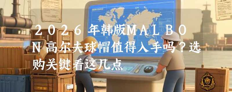 2026年韩版MALBON高尔夫球帽值得入手吗？选购关键看这几点