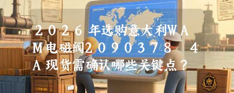 2026年选购意大利WAM电磁阀2090378 4A现货需确认哪些关键点？