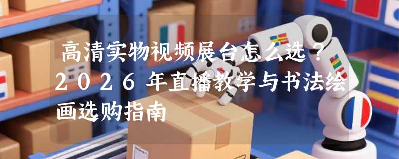 高清实物视频展台怎么选？2026年直播教学与书法绘画选购指南