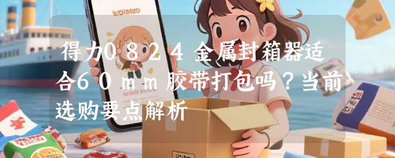 得力0824金属封箱器适合60mm胶带打包吗？当前选购要点解析