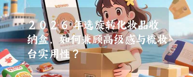 2026年选旋转化妆品收纳盒，如何兼顾高级感与梳妆台实用性？