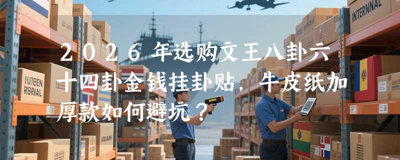 2026年选购文王八卦六十四卦金钱挂卦贴，牛皮纸加厚款如何避坑？