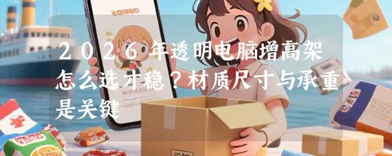 2026年透明电脑增高架怎么选才稳？材质尺寸与承重是关键