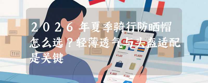 2026年夏季骑行防晒帽怎么选？轻薄透气与头盔适配是关键