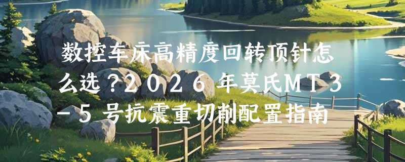 数控车床高精度回转顶针怎么选？2026年莫氏MT3-5号抗震重切削配置指南