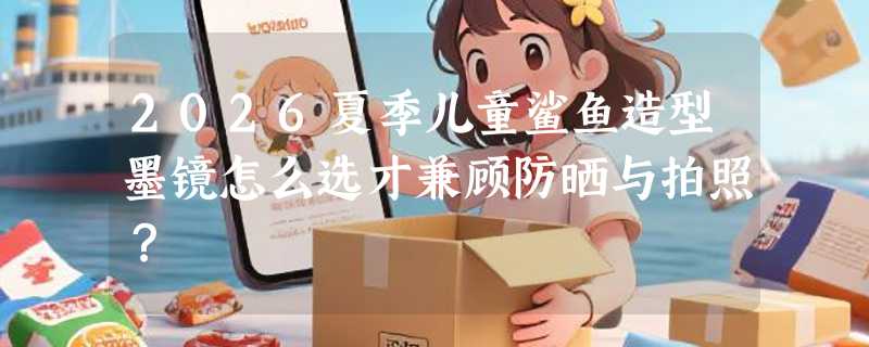 2026夏季儿童鲨鱼造型墨镜怎么选才兼顾防晒与拍照？