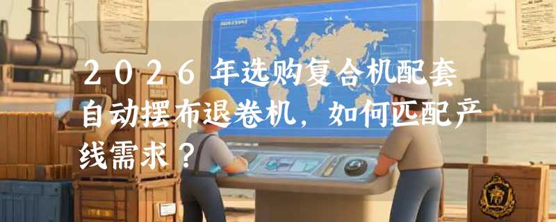 2026年选购复合机配套自动摆布退卷机，如何匹配产线需求？
