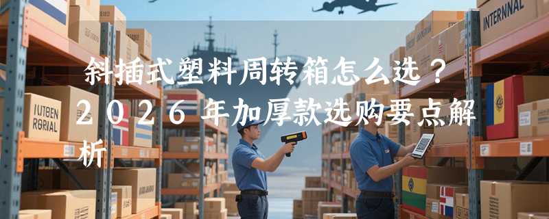 斜插式塑料周转箱怎么选？2026年加厚款选购要点解析