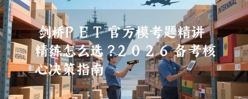 剑桥PET官方模考题精讲精练怎么选？2026备考核心决策指南