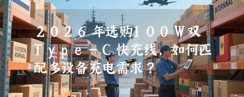 2026年选购100W双Type-C快充线，如何匹配多设备充电需求？