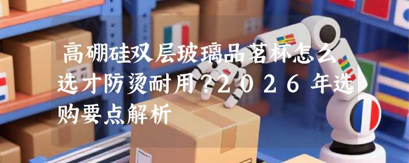 高硼硅双层玻璃品茗杯怎么选才防烫耐用？2026年选购要点解析