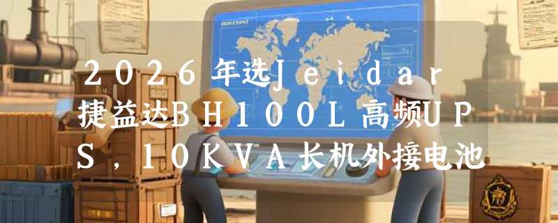 2026年选Jeidar捷益达BH100L高频UPS，10KVA长机外接电池柜怎么配？