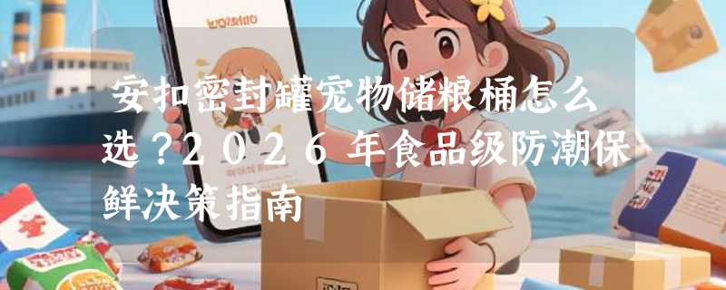 安扣密封罐宠物储粮桶怎么选？2026年食品级防潮保鲜决策指南