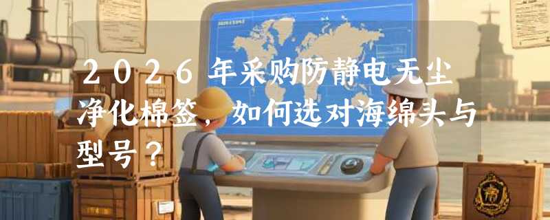 2026年采购防静电无尘净化棉签，如何选对海绵头与型号？
