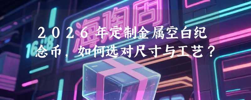 2026年定制金属空白纪念币，如何选对尺寸与工艺？
