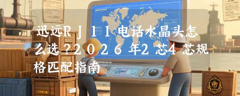迅远RJ11电话水晶头怎么选？2026年2芯4芯规格匹配指南
