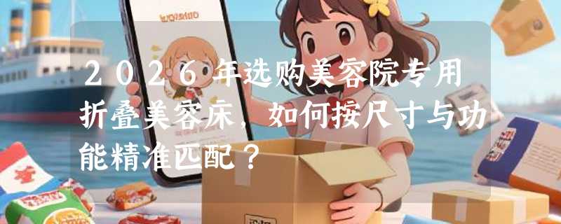 2026年选购美容院专用折叠美容床，如何按尺寸与功能精准匹配？