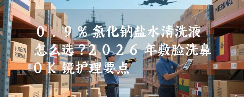 0.9%氯化钠盐水清洗液怎么选？2026年敷脸洗鼻OK镜护理要点