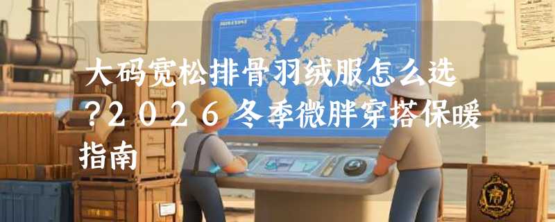 大码宽松排骨羽绒服怎么选？2026冬季微胖穿搭保暖指南