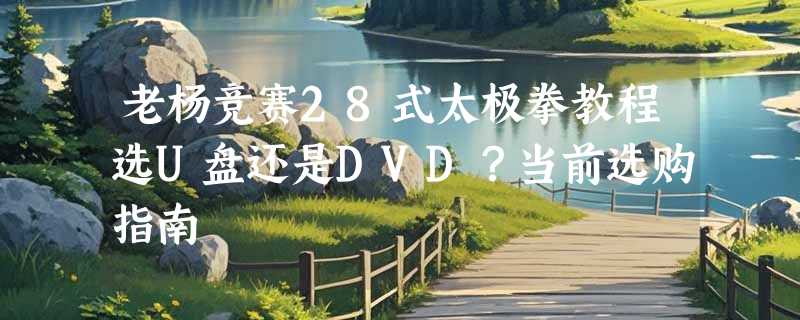 老杨竞赛28式太极拳教程选U盘还是DVD？当前选购指南
