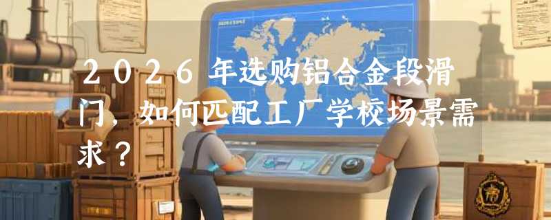 2026年选购铝合金段滑门，如何匹配工厂学校场景需求？