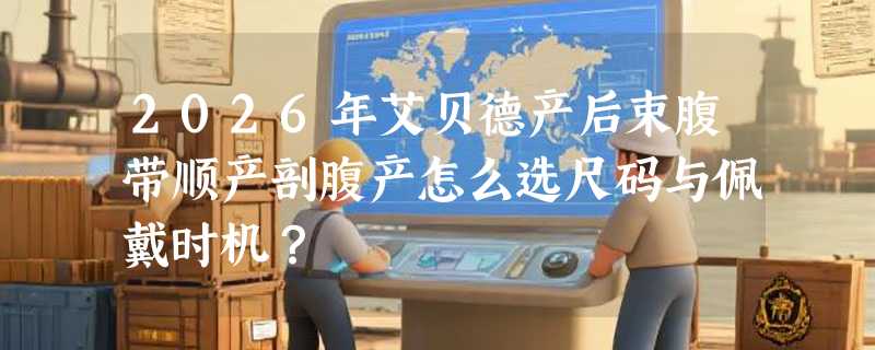 2026年艾贝德产后束腹带顺产剖腹产怎么选尺码与佩戴时机？