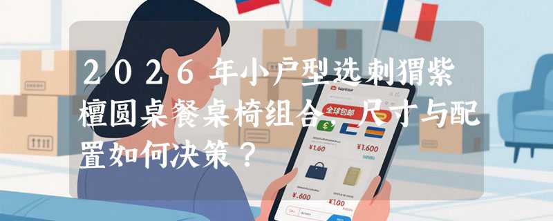 2026年小户型选刺猬紫檀圆桌餐桌椅组合，尺寸与配置如何决策？