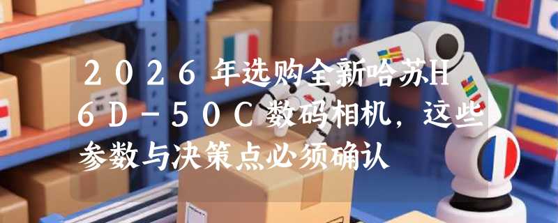 2026年选购全新哈苏H6D-50C数码相机，这些参数与决策点必须确认