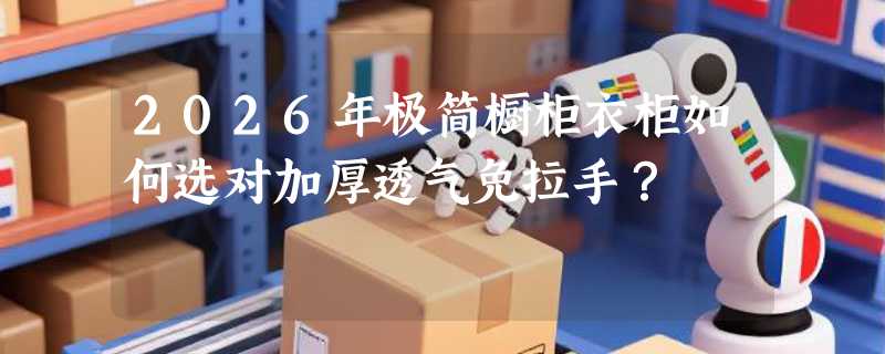 2026年极简橱柜衣柜如何选对加厚透气免拉手？