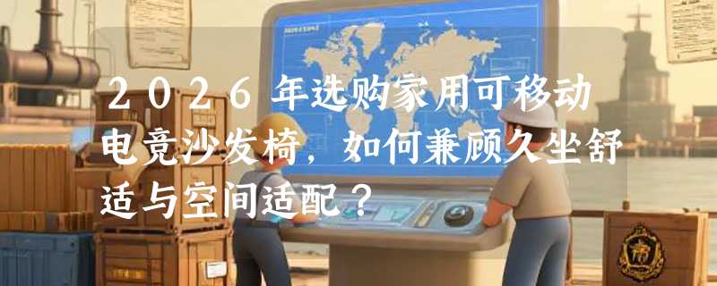 2026年选购家用可移动电竞沙发椅，如何兼顾久坐舒适与空间适配？