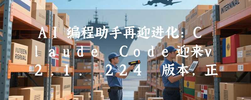 AI编程助手再迎进化：Claude Code迎来v2.1. 224 版本，正式支持跨会话消息传递