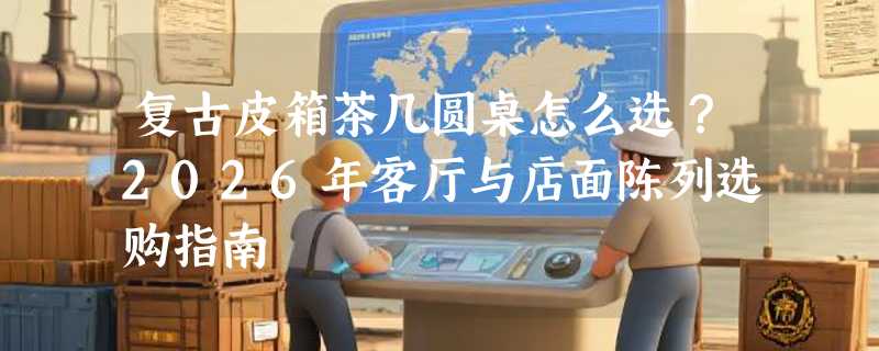 复古皮箱茶几圆桌怎么选？2026年客厅与店面陈列选购指南