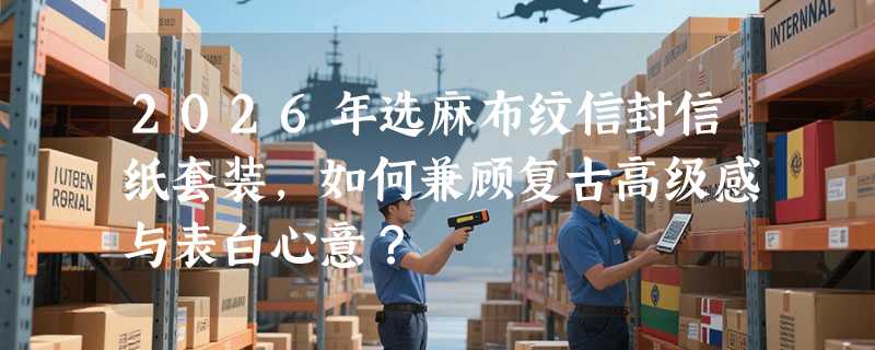 2026年选麻布纹信封信纸套装，如何兼顾复古高级感与表白心意？