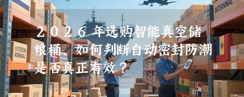 2026年选购智能真空储粮桶，如何判断自动密封防潮是否真正有效？