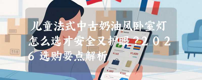 儿童法式中古奶油风卧室灯怎么选才安全又护眼？2026选购要点解析