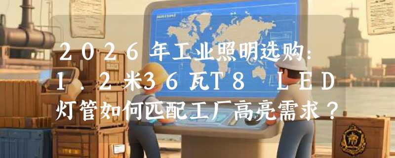 2026年工业照明选购：1.2米36瓦T8 LED灯管如何匹配工厂高亮需求？