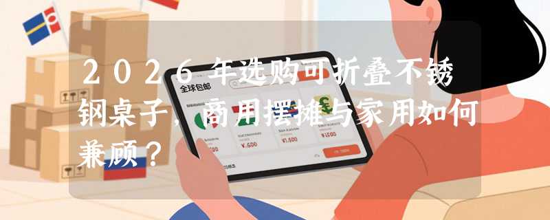 2026年选购可折叠不锈钢桌子，商用摆摊与家用如何兼顾？