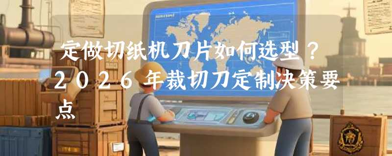 定做切纸机刀片如何选型？2026年裁切刀定制决策要点