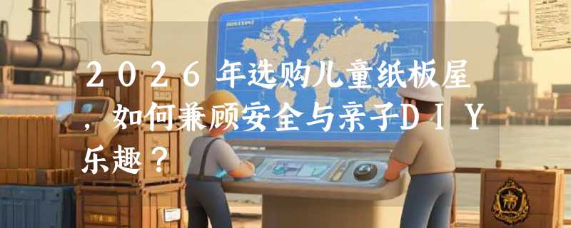 2026年选购儿童纸板屋，如何兼顾安全与亲子DIY乐趣？