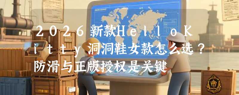 2026新款HelloKitty洞洞鞋女款怎么选？防滑与正版授权是关键