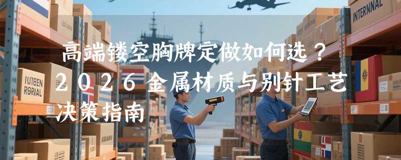 高端镂空胸牌定做如何选？2026金属材质与别针工艺决策指南