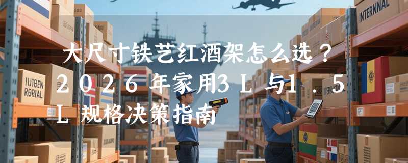 大尺寸铁艺红酒架怎么选？2026年家用3L与1.5L规格决策指南