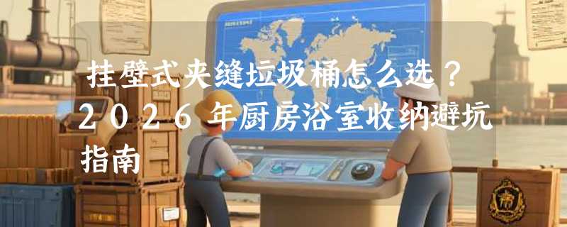 挂壁式夹缝垃圾桶怎么选？2026年厨房浴室收纳避坑指南