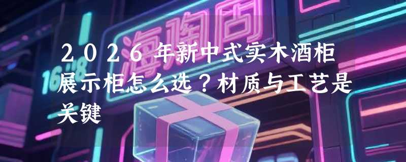 2026年新中式实木酒柜展示柜怎么选？材质与工艺是关键