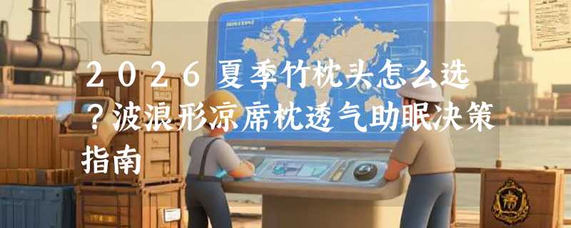 2026夏季竹枕头怎么选？波浪形凉席枕透气助眠决策指南