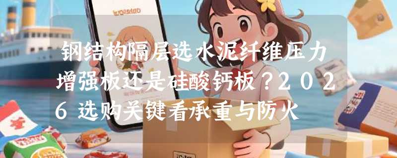 钢结构隔层选水泥纤维压力增强板还是硅酸钙板？2026选购关键看承重与防火