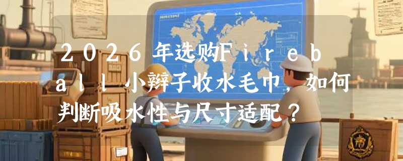2026年选购Fireball小辫子收水毛巾，如何判断吸水性与尺寸适配？