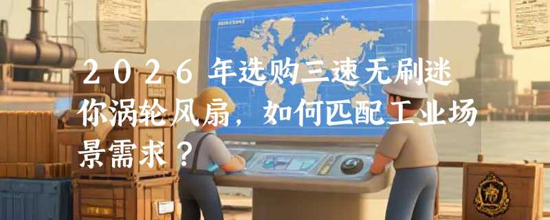 2026年选购三速无刷迷你涡轮风扇，如何匹配工业场景需求？