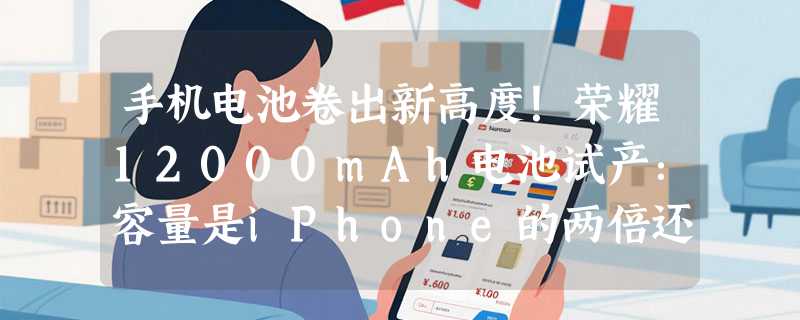 手机电池卷出新高度！荣耀12000mAh电池试产：容量是iPhone的两倍还多