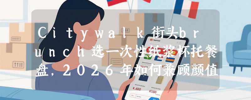 Citywalk街头brunch选一次性纸浆杯托餐盘，2026年如何兼顾颜值与实用？